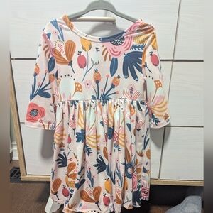 Floral Kids Twirl Dress - 3T